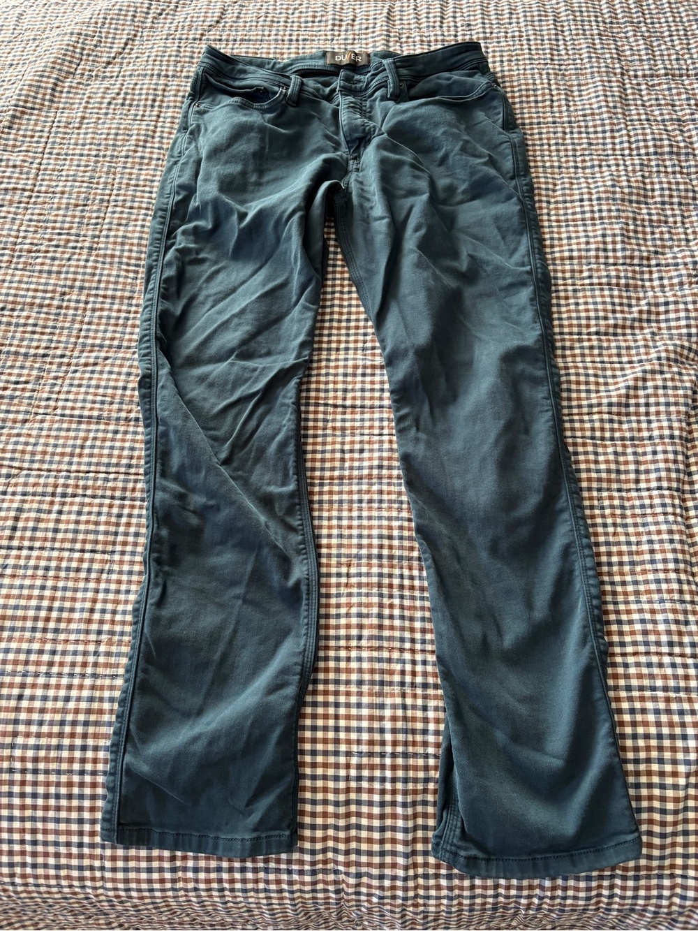 Men's DU/ER Dark Teal N2X relaxed taper Chino Pants
